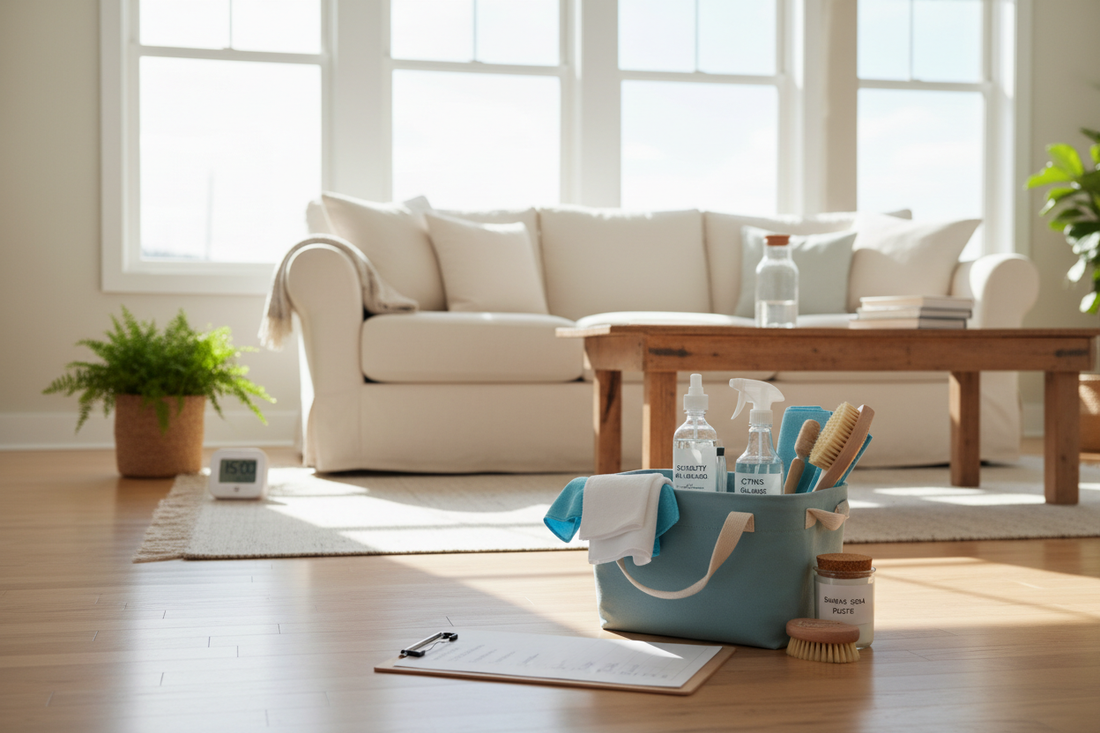 How to Clean Your Home Efficiently (Without Feeling Overwhelmed)