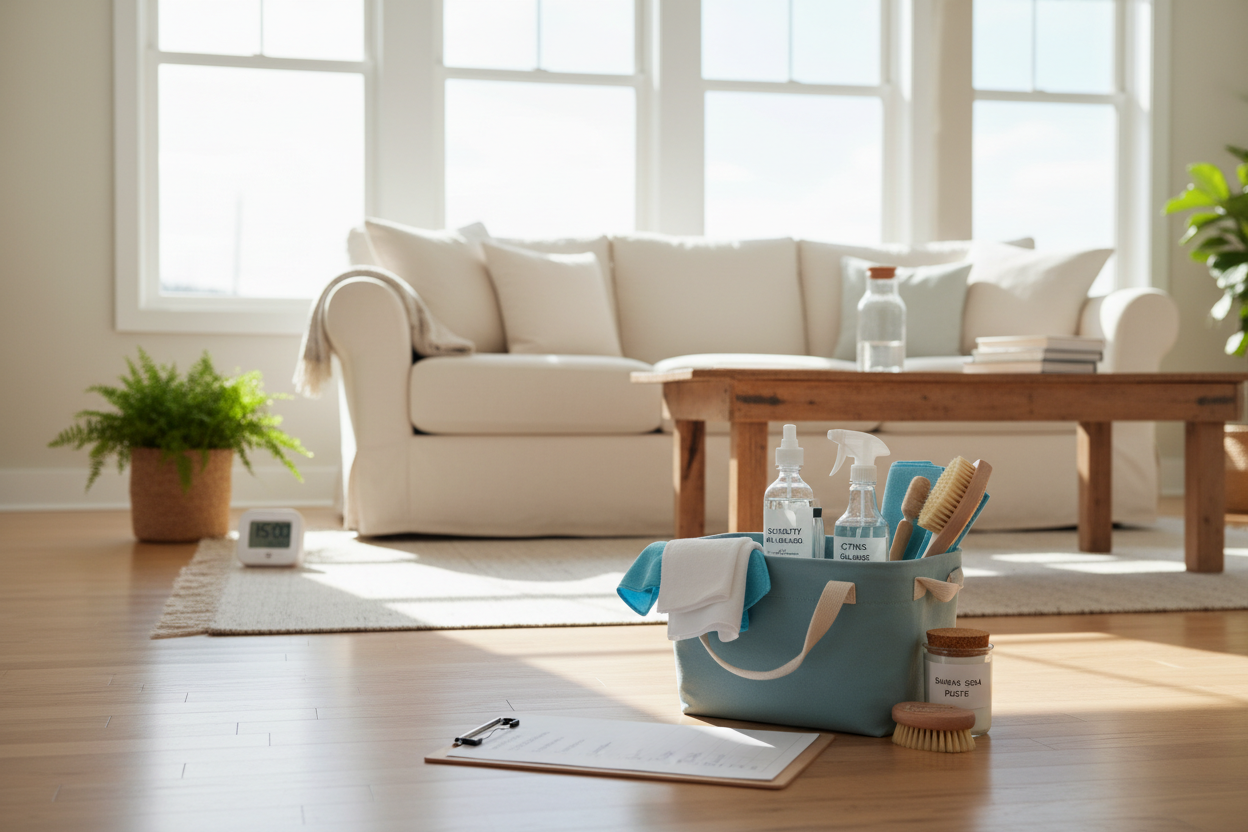 How to Clean Your Home Efficiently (Without Feeling Overwhelmed)