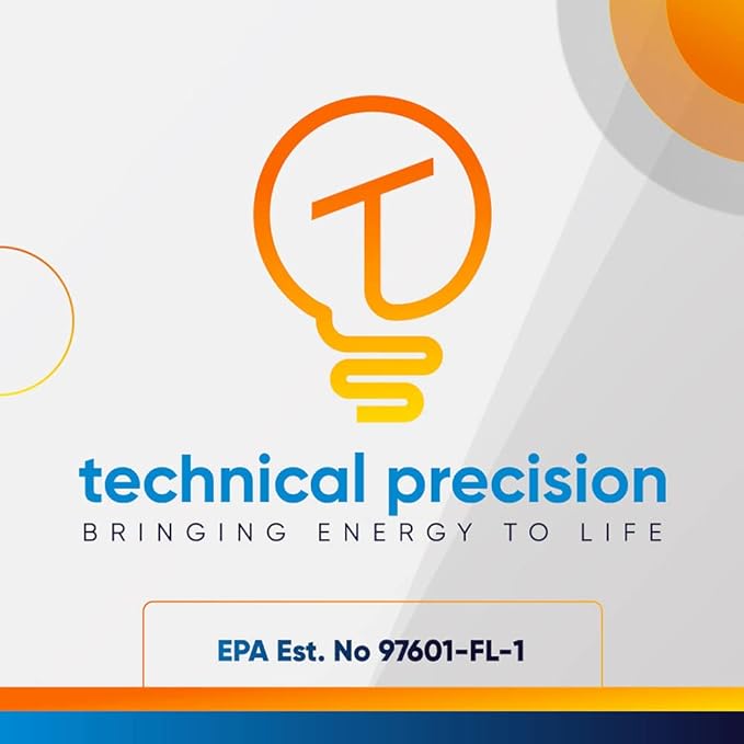 Technical Precision Replacement for Pest West Mantis 1x2 Fly Light Trap 15 Watt Bug Zapper Bulb Replacement with G13 Medium 2-Pin Base - T8 Black Light Bulb Mosquito Tube - 1 Pack