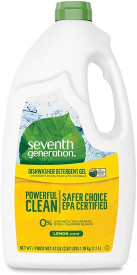 Seventh Generation Lemon Scented Automatic Dishwasher Gel (6x45 OZ) (Value Bulk Multi-pack)