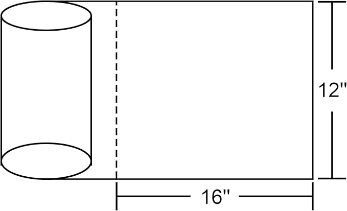 12x16 Plastic Produce Bags on Roll - Clear, 350 Bags per Roll (8 Rolls); Ideal for Food, Vegetables, Fruits, Bread, Pets and Groceries