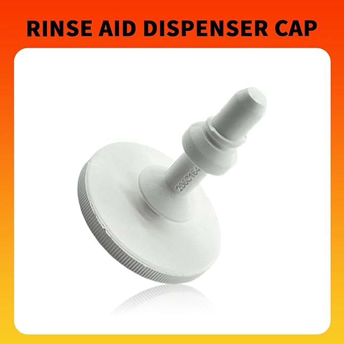 WD12X10284 Dishwasher Rinse Aid Fill Cap for GE Hotpoint JC Penney Kenmore and Montgomery Ward Replace WD12X24238 WD12X409 WD12X10024 1472897, Rinse Aid Dispenser Cap