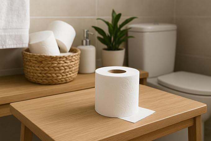 Ultra Soft Bath Tissue, 32 Mega Rolls, 128 Regular Rolls | 2-Ply Toilet Paper | 224 Sheets/Roll | Gentle, Strong & Septic-Safe