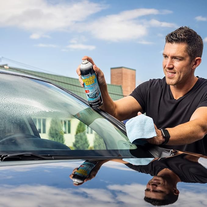 Invisible Glass 91164-2PK Premium Aerosol Glass Cleaner Spray for Car Windshields and Windows, Automotive and Home Window Cleaner, Streak-Free, Ammonia-Free, Tint-Safe – 19 oz (Pack of 2)