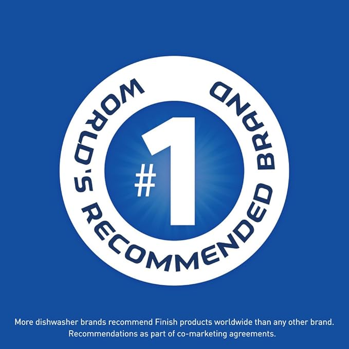 Finish - Max in 1-43ct - Dishwasher Detergent - Powerball - Wrapper Free Dishwashing Tablets - Dish Tabs - Packaging May Vary