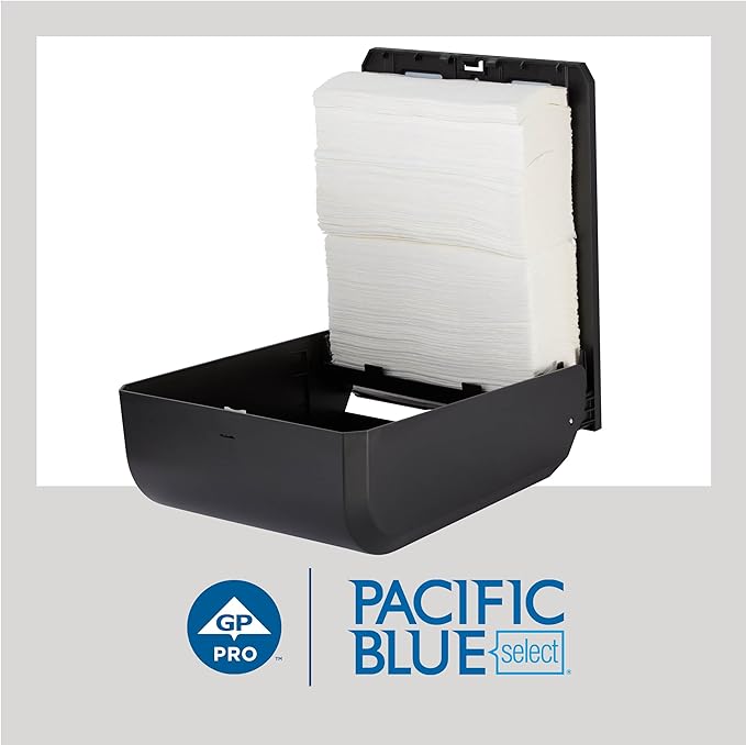 Pacific Blue Select Multifold Premium 2-Ply Paper Towels (Previously Branded Signature) by GP PRO (Georgia-Pacific), White, 21000, 125 Paper Towels Per Pack, 16 Packs Per Case