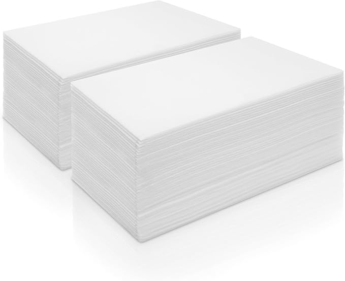 100-count Fresh Towel Disposable Linen-Feel Cloth-Like Guest Hand Towels (12"x16.5") for Bathroom, Kitchen, Party, Wedding, Restaurant or Events| Soft and Absorbent Disposable Napkins