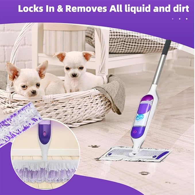 YFLY 10 Pack Disposable Mopping Pads Refills for Swiffer PowerMop Multi-Surface Mops,5X Cleaning Power Mop Refills Compatible with Swiffer Power Floor Cleaning