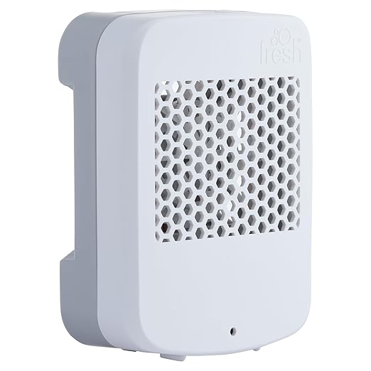 Fresh Products myfresh 2.0 Personal Air Freshener with Dry Fragrance Technology for Small Spaces Compact Design Motion Sensor Battery Operated White Dispenser 1 pk