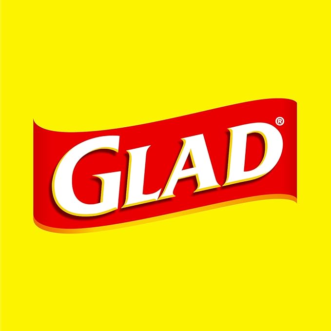 Glad ForceFlex Tall Kitchen Drawstring Trash Bags, 13 Gal, Gain Lavender, 110 Ct (Package May Vary)