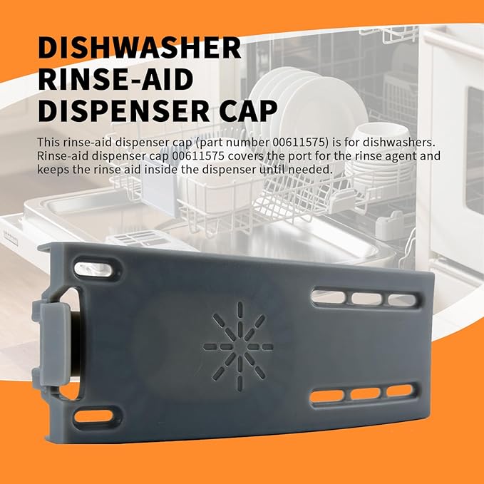 Dishwasher Rinse-Aid Dispenser Cap Fit for Bosch Dishwasher Replace 00611575