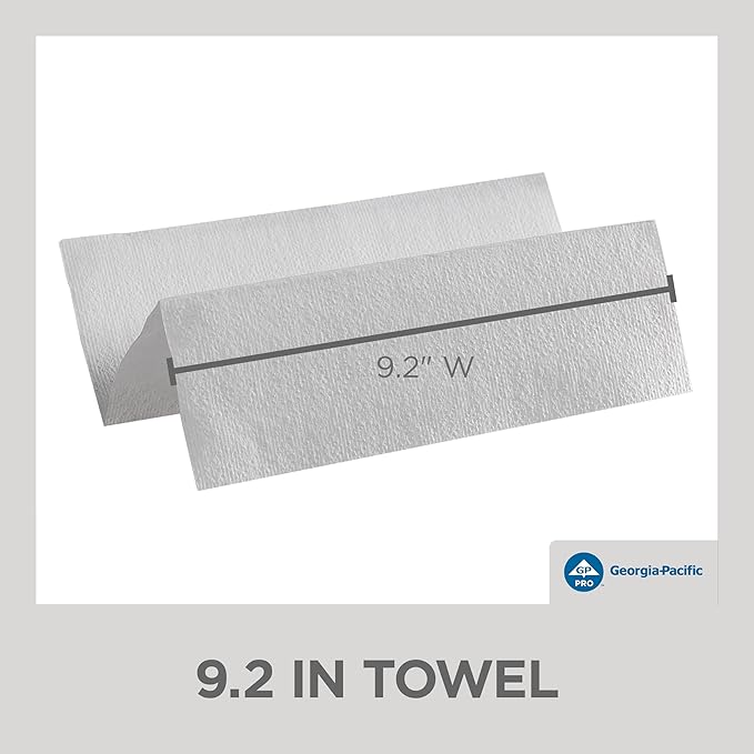 GP Georgia-Pacific Professional Series Premium 2-Ply Multifold Paper Towels by GP PRO, White, 2344214, 150 Towels Per Pack, 16 Packs Per Case