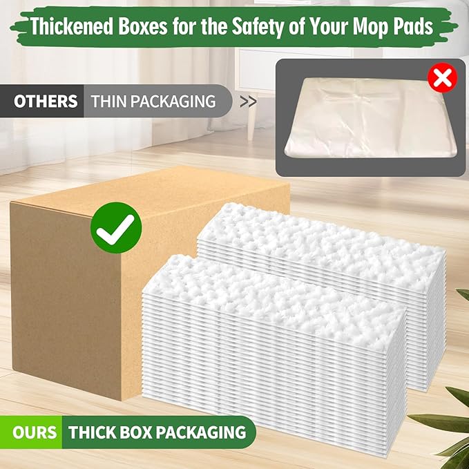 Heavy Duty Dry Sweeping Cloths Compatible with Swiffer Sweeper XL Mop, Sweeper X-Large Dry Cloth Refills for Floor Mopping and Cleaning, Disposable Pet Dry Pads Refills, 50 Count