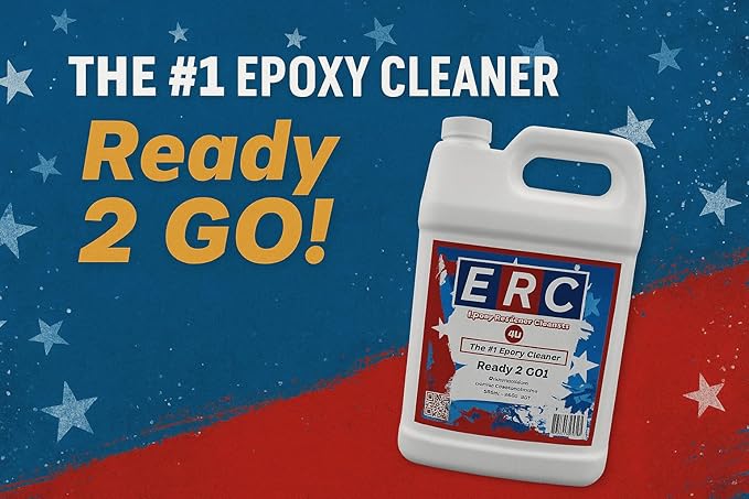#1 Epoxy Cleaner "Ready 2 Go" Pre-Diluted Gallon of ERC Epoxy & Resinous Surface Cleaner | Professional Strength | No Mixing Required | Cleans Epoxy Floors, Sealed Concrete, and More