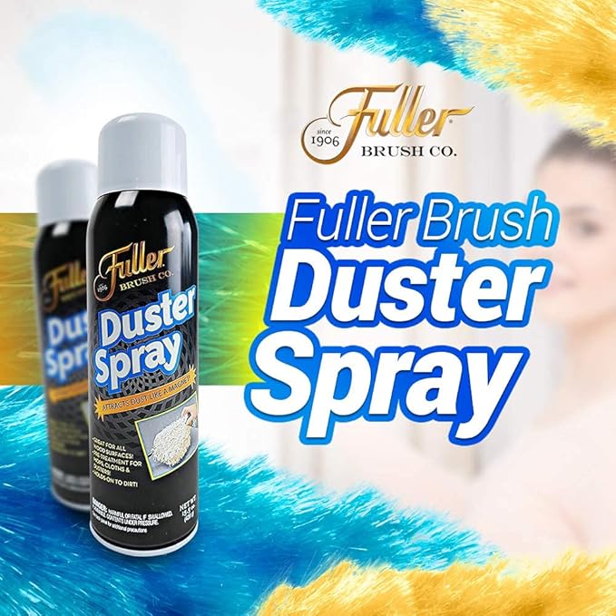 Fuller Brush Duster Spray ? 15.5 oz Multi Surface Dust Removing Sprayer - Safe Household Cleaning for Floors, Furniture, Blinds & Car Interiors (Pack of 6)