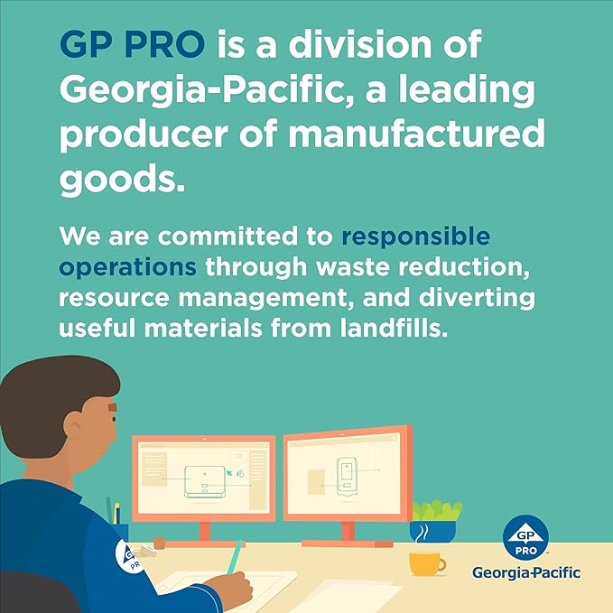GP Georgia-Pacific Professional Series Premium 2-Ply Multifold Paper Towels by GP PRO, White, 2344214, 150 Towels Per Pack, 16 Packs Per Case