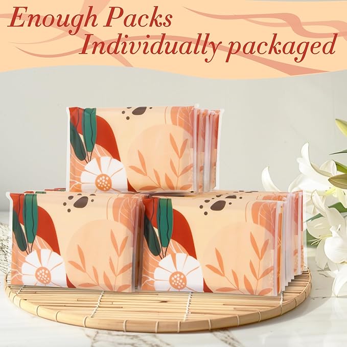 22 Packs Travel Tissue Packs - Pocket Tissues Travel Size 8 Count 3-ply Paper Pocket for Travelling, Wedding, Party Favors,Car, Handbags, Pockets