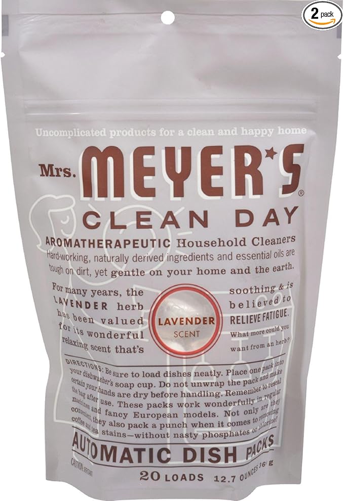 Mrs. Meyer's Clean Day Dishwasher Detergent Soap Packs