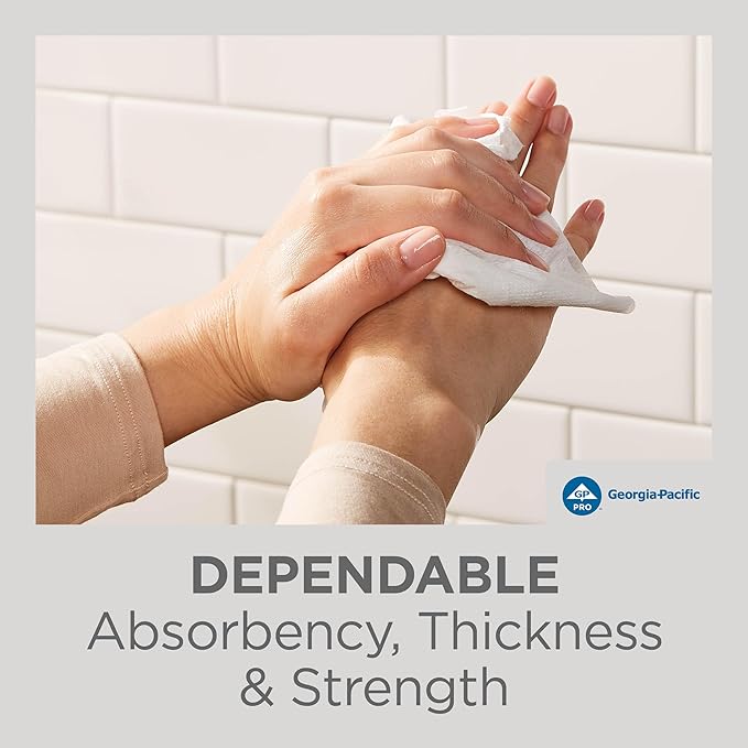 GP Georgia-Pacific Professional Series Premium 2-Ply Multifold Paper Towels by GP PRO, White, 2344214, 150 Towels Per Pack, 16 Packs Per Case