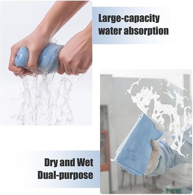 21 Reusable Paper Towels Washable, 11.8" X 11.8" Super Absorbent Microfiber Towels Kitchen, Dishwasher Safe, No Odor, Super Soft, Highly Absorbent, Waste Less, Rainbow Color