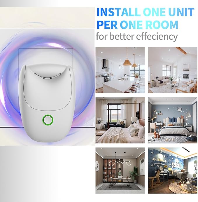 Ultrasonic Pest Control Repeller, Mouse Repellent Indoor for Mosquito, Cockroach, Ant, Rat, and Rodent Control, Plug in with 3 Modes (4 Pack)