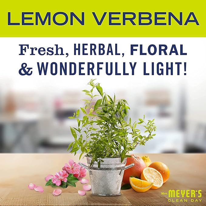 Mrs. MEYER'S Dish Soap Variety, 1 Dish Soap, 1 Refill, Lemon Verbena, 1 CT