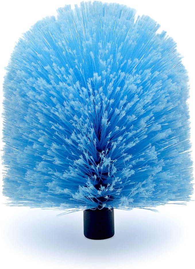EVERSPROUT Twist-On Cobweb Duster (Soft Bristles) | Indoor & Outdoor use Brush Attachment | Fits Standard 3/4 inch Threaded Poles | Brush Only (Pole Sold Separately) | Spider Cobweb Duster Head