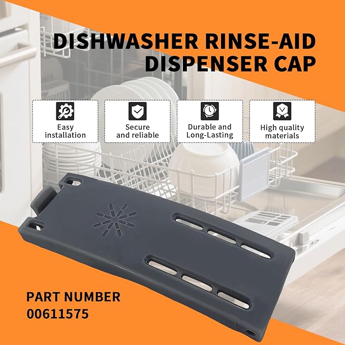 Dishwasher Rinse-Aid Dispenser Cap Fit for Bosch Dishwasher Replace 00611575