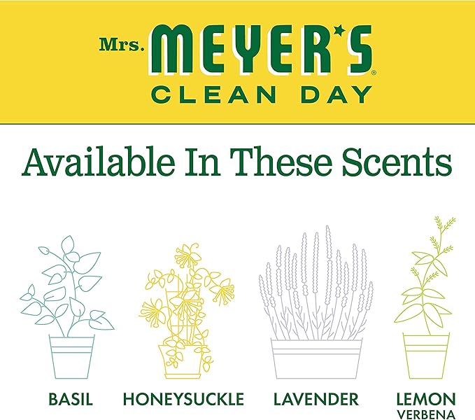 Mrs. Meyer's Clean Day Liquid Dish Soap Honeysuckle, 16 FL OZ (Pack of 1)