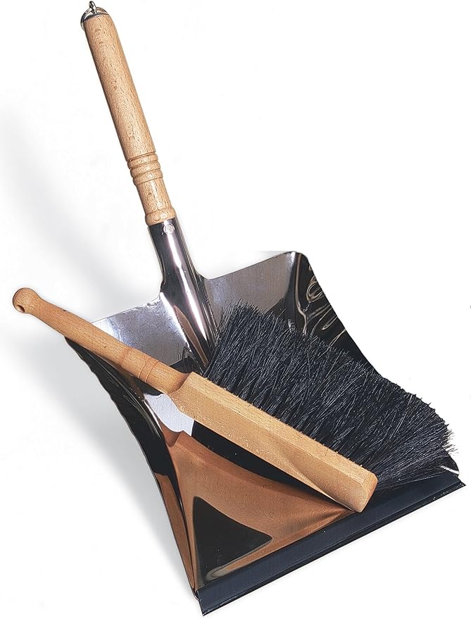 Redecker Horsehair Hand Brush Delta with Oiled Beechwood Handle, 11-3/8-Inches