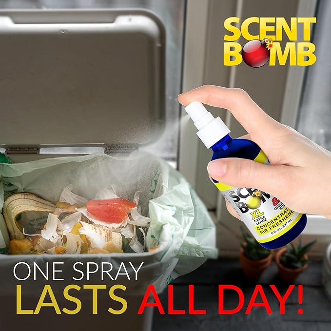 Scent Bomb Air Freshener Spray, Long-Lasting Odor Eliminator for Home & Car, Effective Deodorizer Spray for Kitchen, Bathroom, Fresh Room Spray & Smell Neutralizer, Pineapple