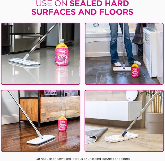 Stardrops - The Pink Stuff - The Miracle Floor Cleaner Spray - Squirt and Mop Multi Pack