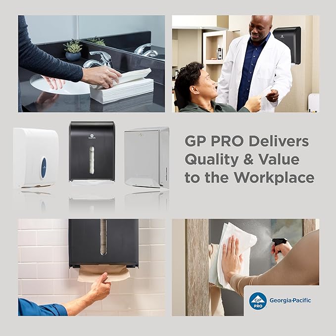 GP Georgia-Pacific Professional Series Premium 2-Ply Multifold Paper Towels by GP PRO, White, 2344214, 150 Towels Per Pack, 16 Packs Per Case