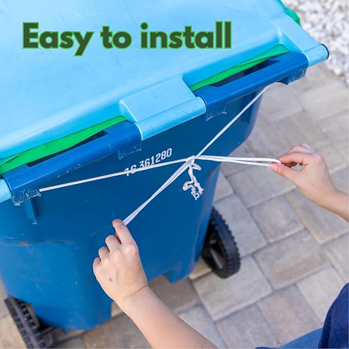 Reusable Recycling Bin Liner Bags - Pack of 2 - Patented Design Stays in Place During Dumping and Keeps Recycling Bin Clean for Up to 3 Months (Medium)