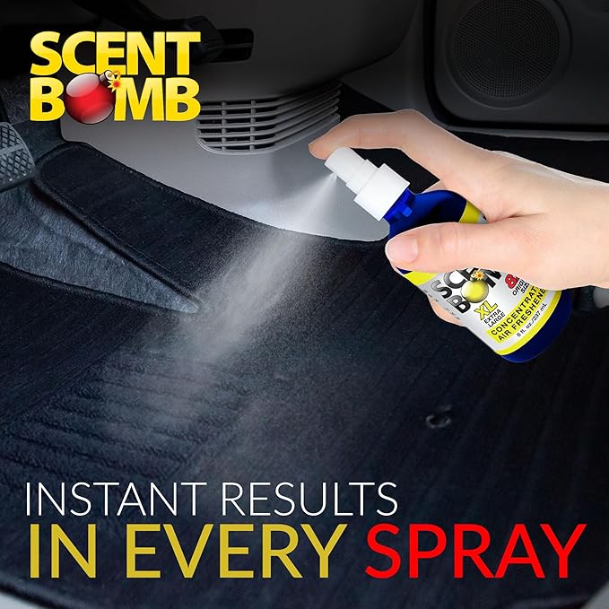 Scent Bomb Air Freshener Spray, Long-Lasting Odor Eliminator for Home & Car, Effective Deodorizer Spray for Kitchen, Bathroom, Fresh Room Spray & Smell Neutralizer, Pineapple