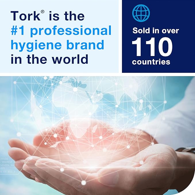 Tork Universal Bath Tissue Roll, 2-Ply, 48 rolls, 500 sheets, TM1601A, White