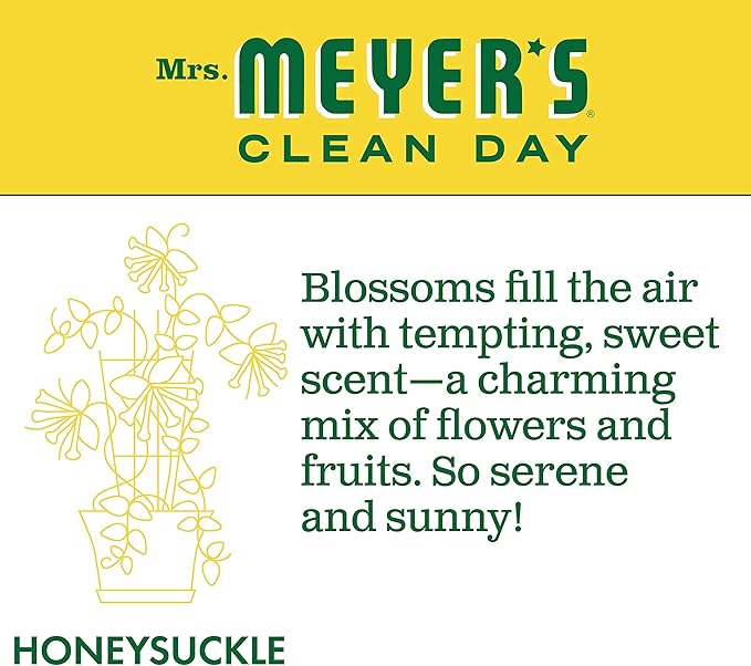 Mrs. Meyer's Clean Day Liquid Dish Soap Honeysuckle, 16 FL OZ (Pack of 1)