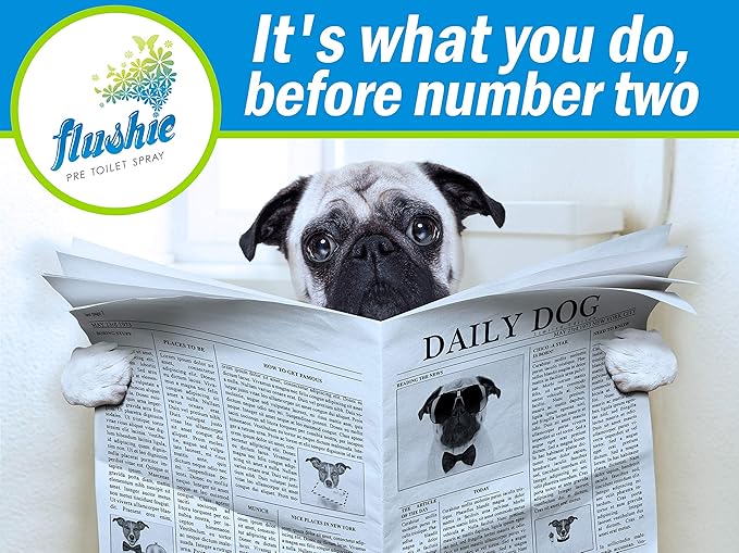 Flushie Pre-Toilet Sprays for Poop Travel Size Toiletries Bathroom Spray for Poop Spray for Toilet Deodorizer Traveling Essentials Poop deodorizer Poop Odor eliminator